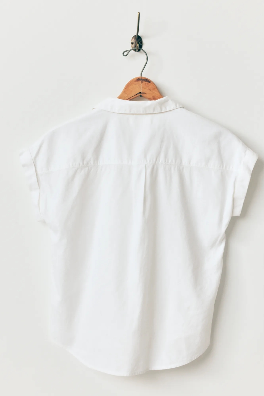 Lucky Upcycled Floral Pocket Notch Shirt, image 4