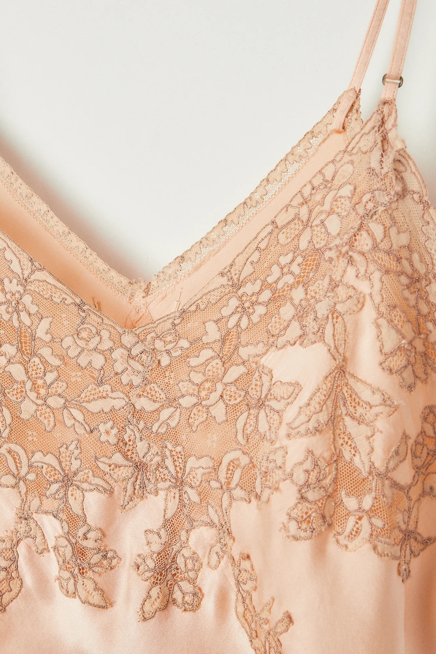 Lucky Upcycled Blush Lace Cami, image 4