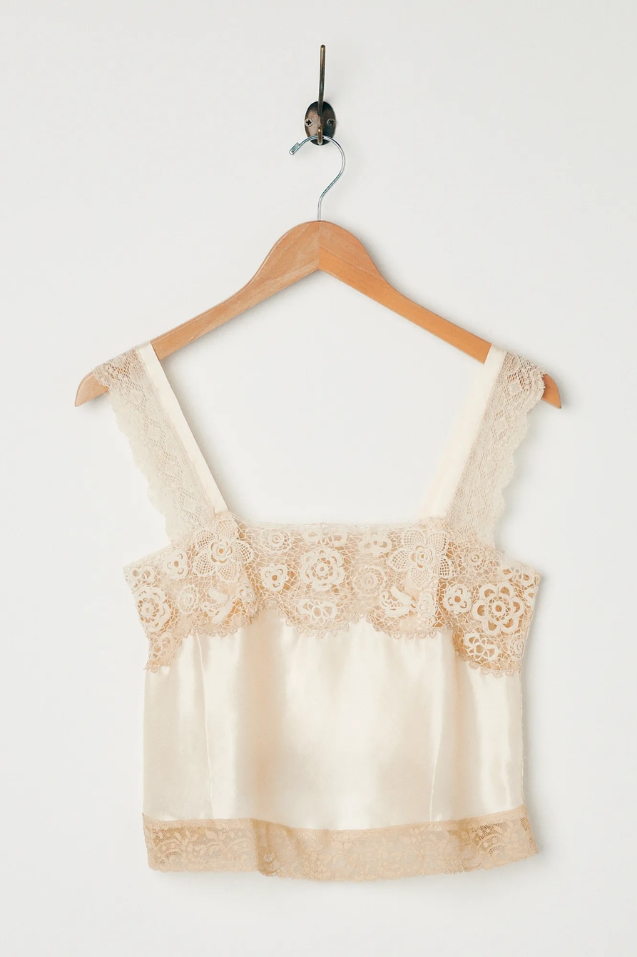 Lucky Upcycled Floral Lace Cami, image 3