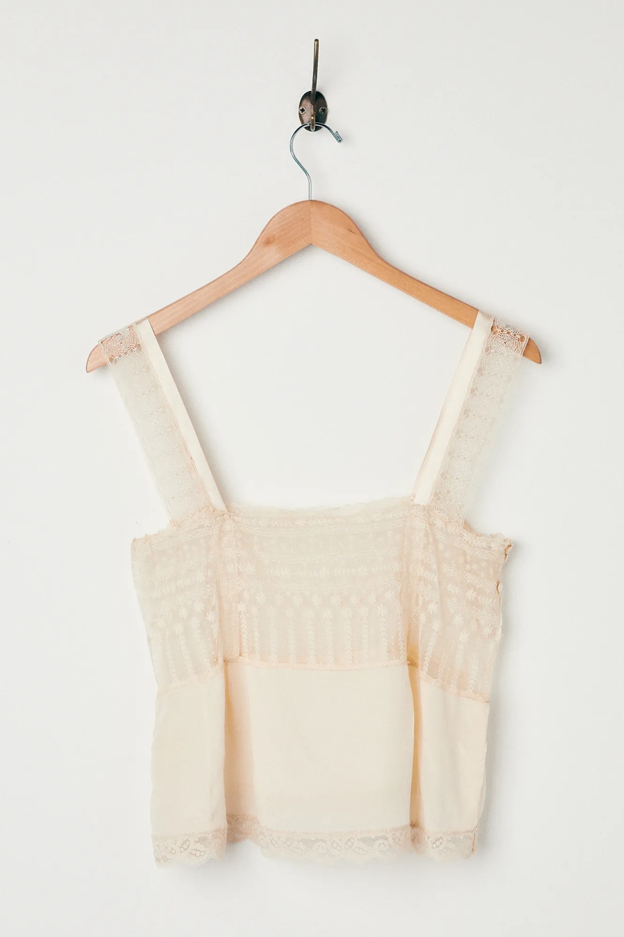 Lucky Upcycled Mesh Lace Cami, image 3