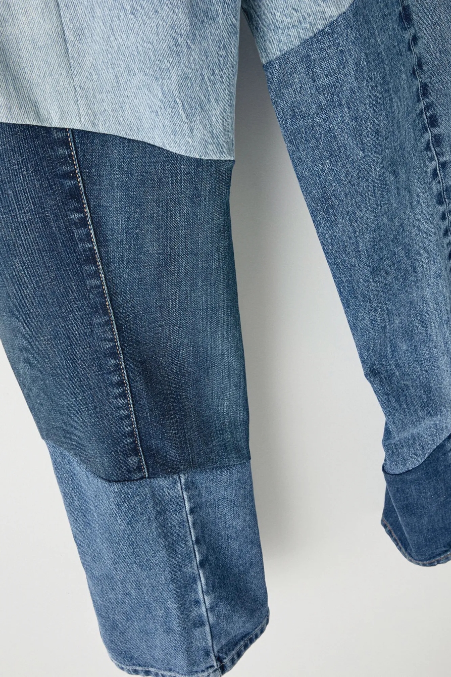 LUCKY UPCYCLED PANELED JEAN, image 3