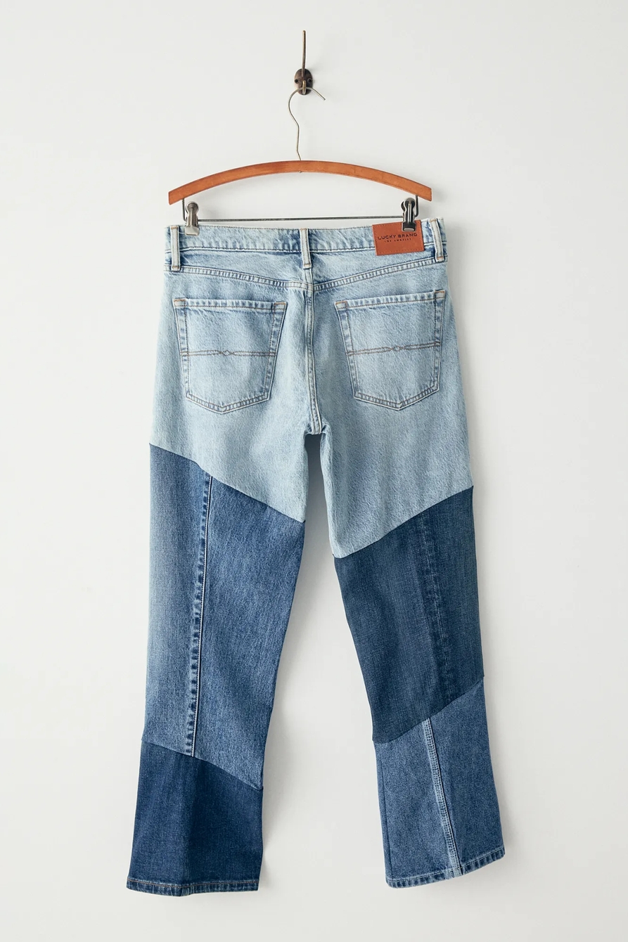 LUCKY UPCYCLED PANELED JEAN, image 5