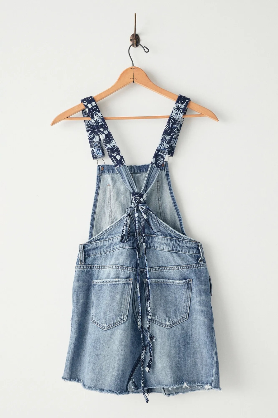 LUCKY UPCYCLED DENIM OVERALLS, image 7