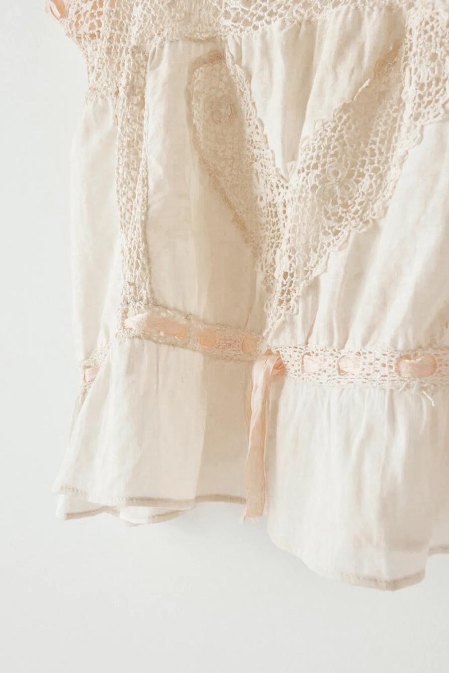 Lucky Upcycled Satin Lace Trim Cami, image 4