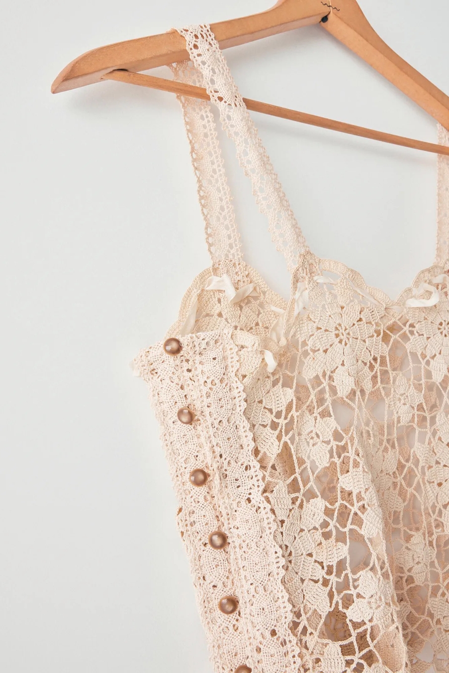 Lucky Upcycled Embroidered Applique Cami, image 2