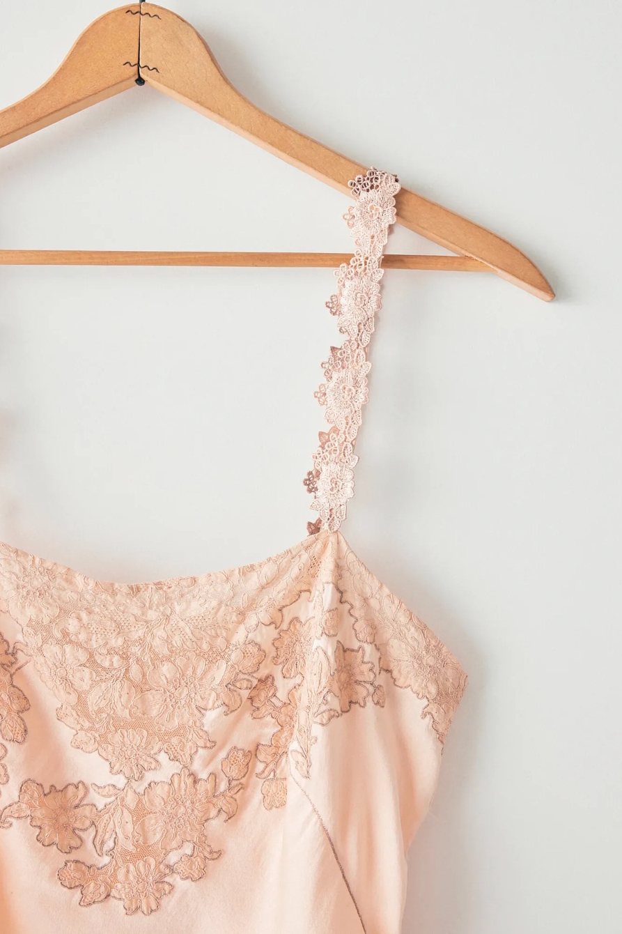 Lucky Upcycled Lace Trim Cropped Cami, image 2