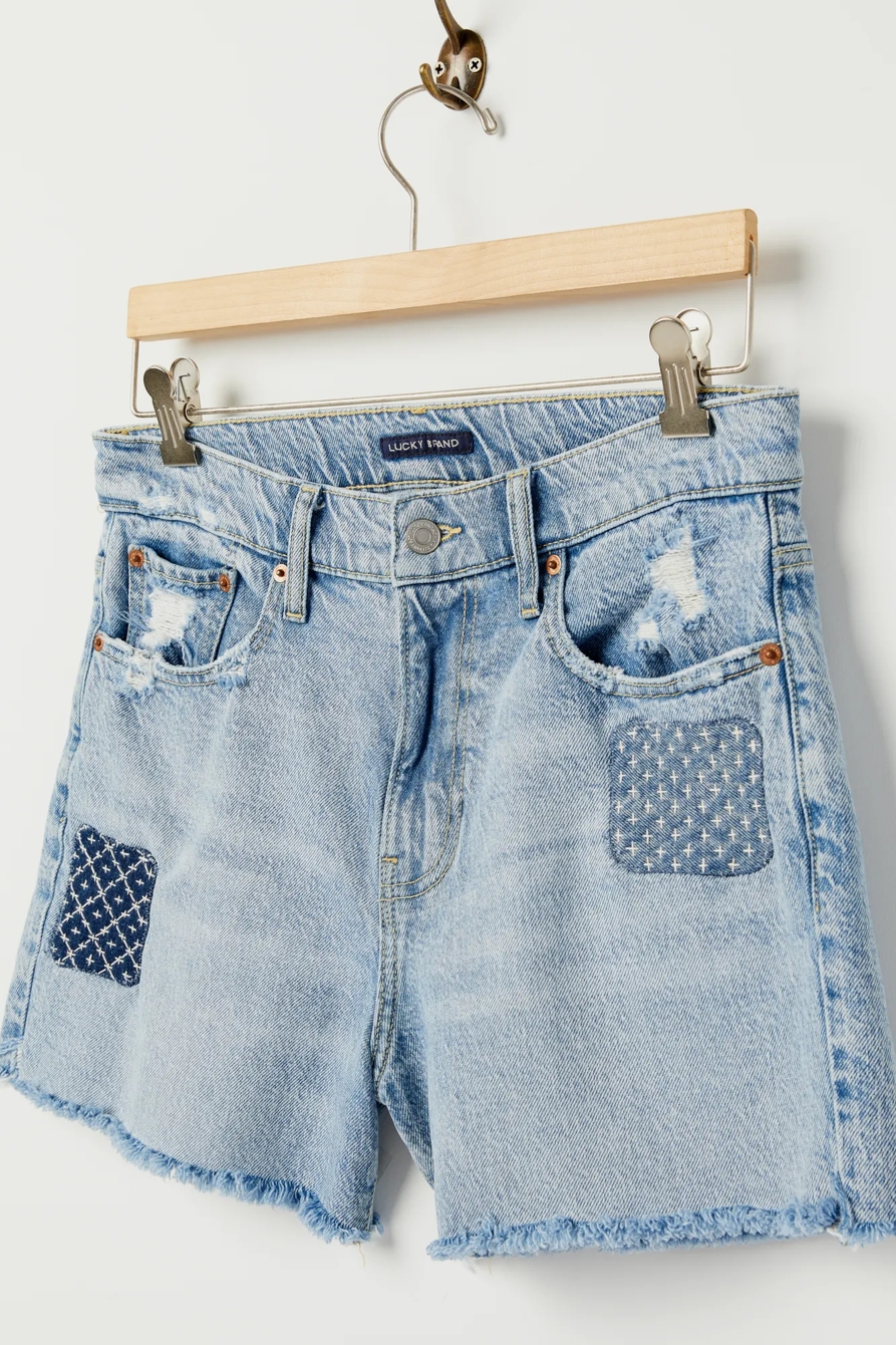 UPCYCLED PATCHWORK SHORT, image 2