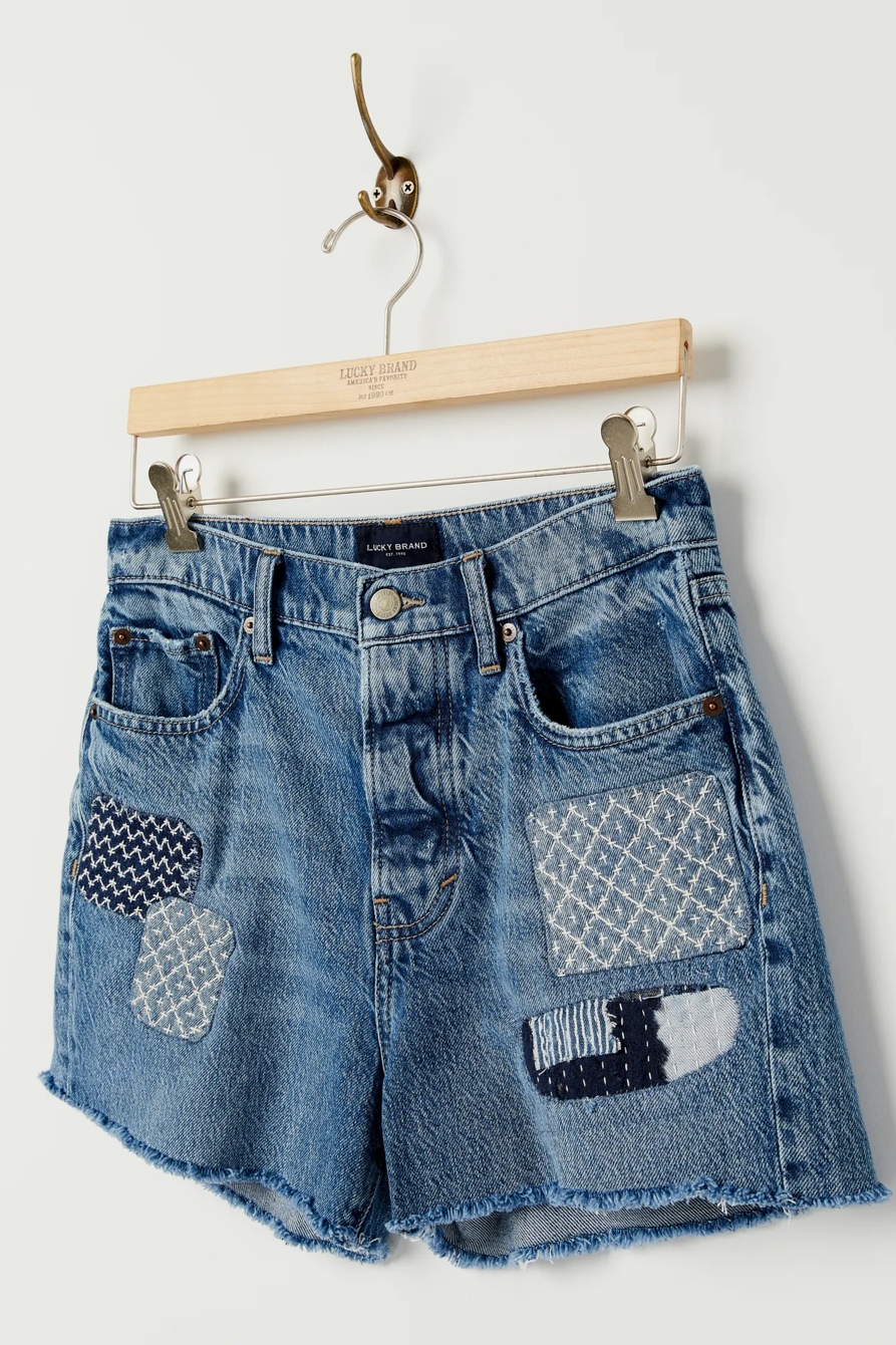 UPCYCLED PATCHWORK SHORT, image 2