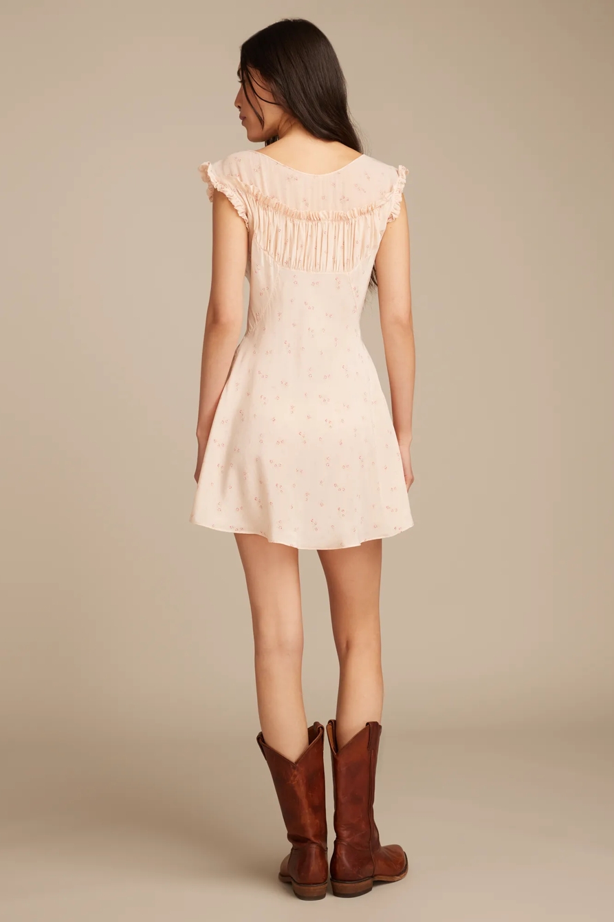 Lucky Brand Upcycled Silk Floral Print Mini Dress, image 3