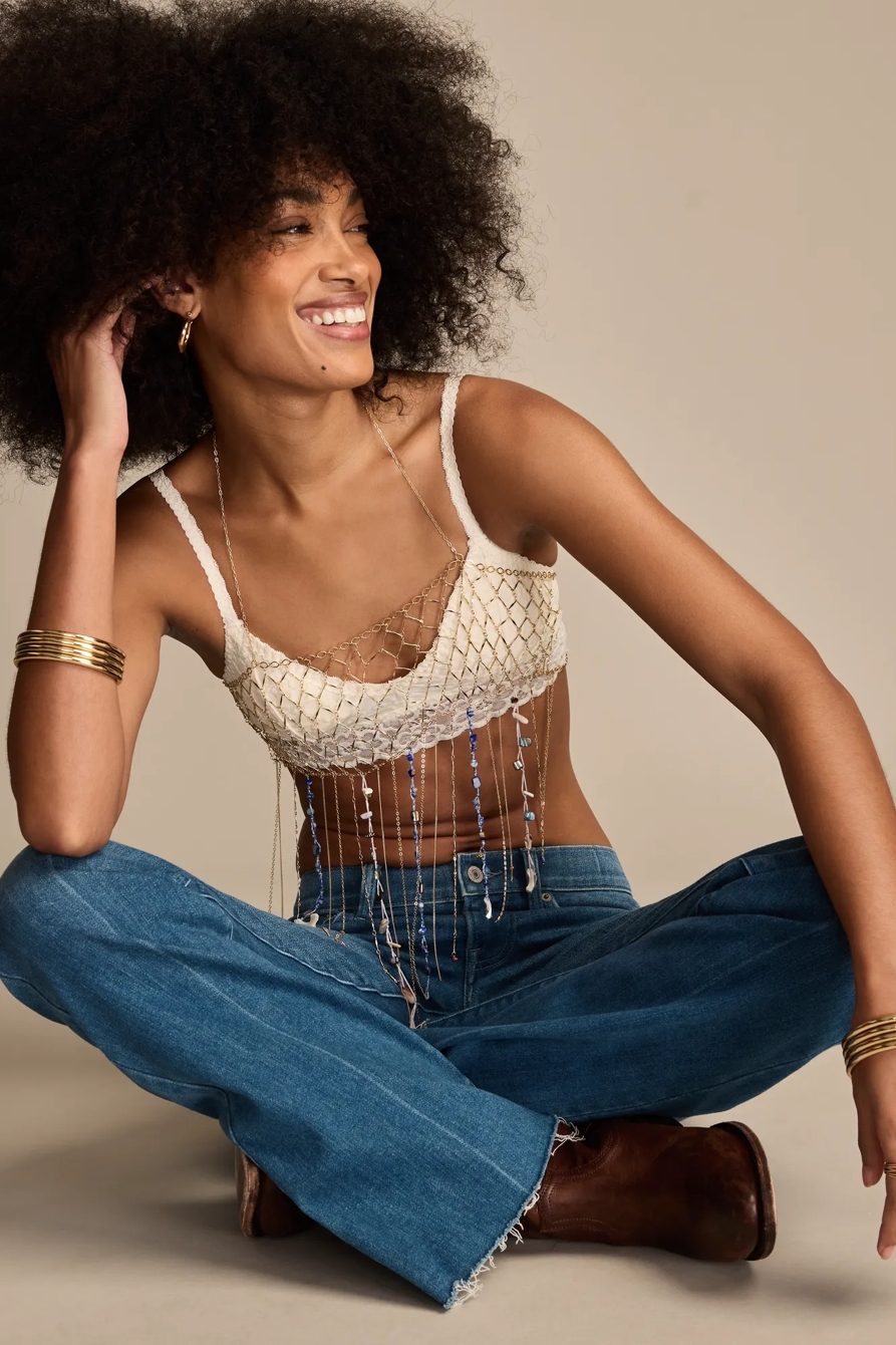 Dripping Stone and Chain Body Jewelry, image 1