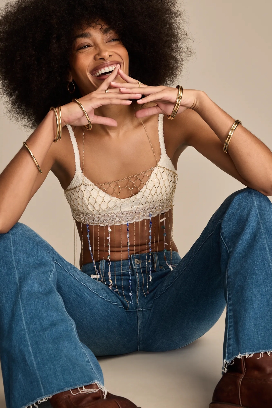 Dripping Stone and Chain Body Jewelry, image 4