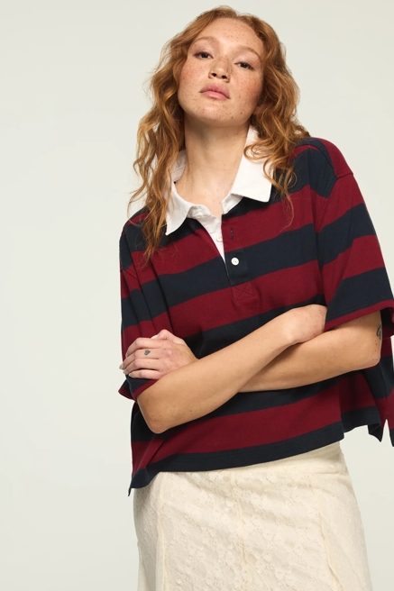 Lucky Brand Upcycled Brooks Brothers Rugby, image 1