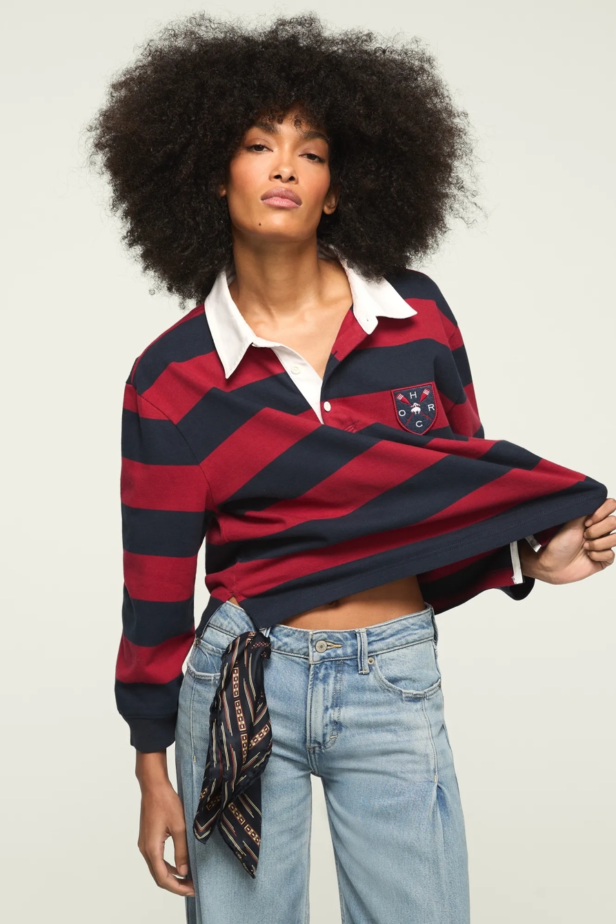 Lucky Brand Upcycled Brooks Brothers Rugby, image 1