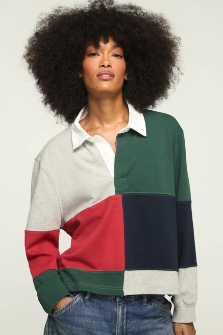 Lucky Brand Upcycled Brooks Brothers Rugby, image 1