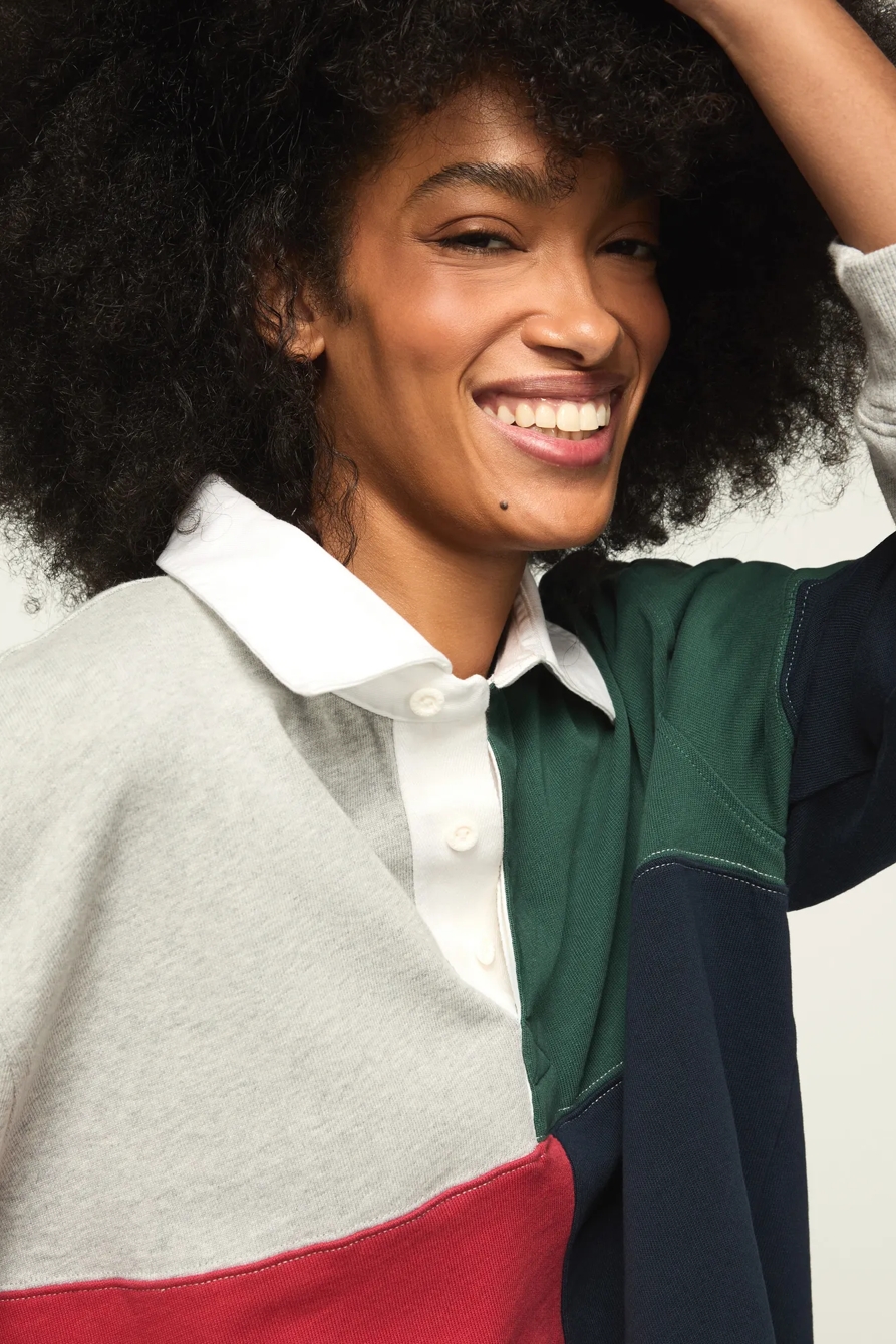 Lucky Brand Upcycled Brooks Brothers Rugby, image 5