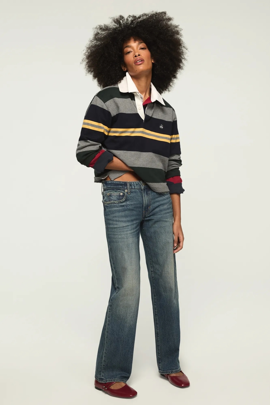 Lucky Brand Upcycled Brooks Brothers Rugby, image 2