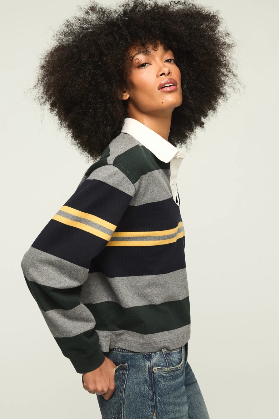 Lucky Brand Upcycled Brooks Brothers Rugby, image 4