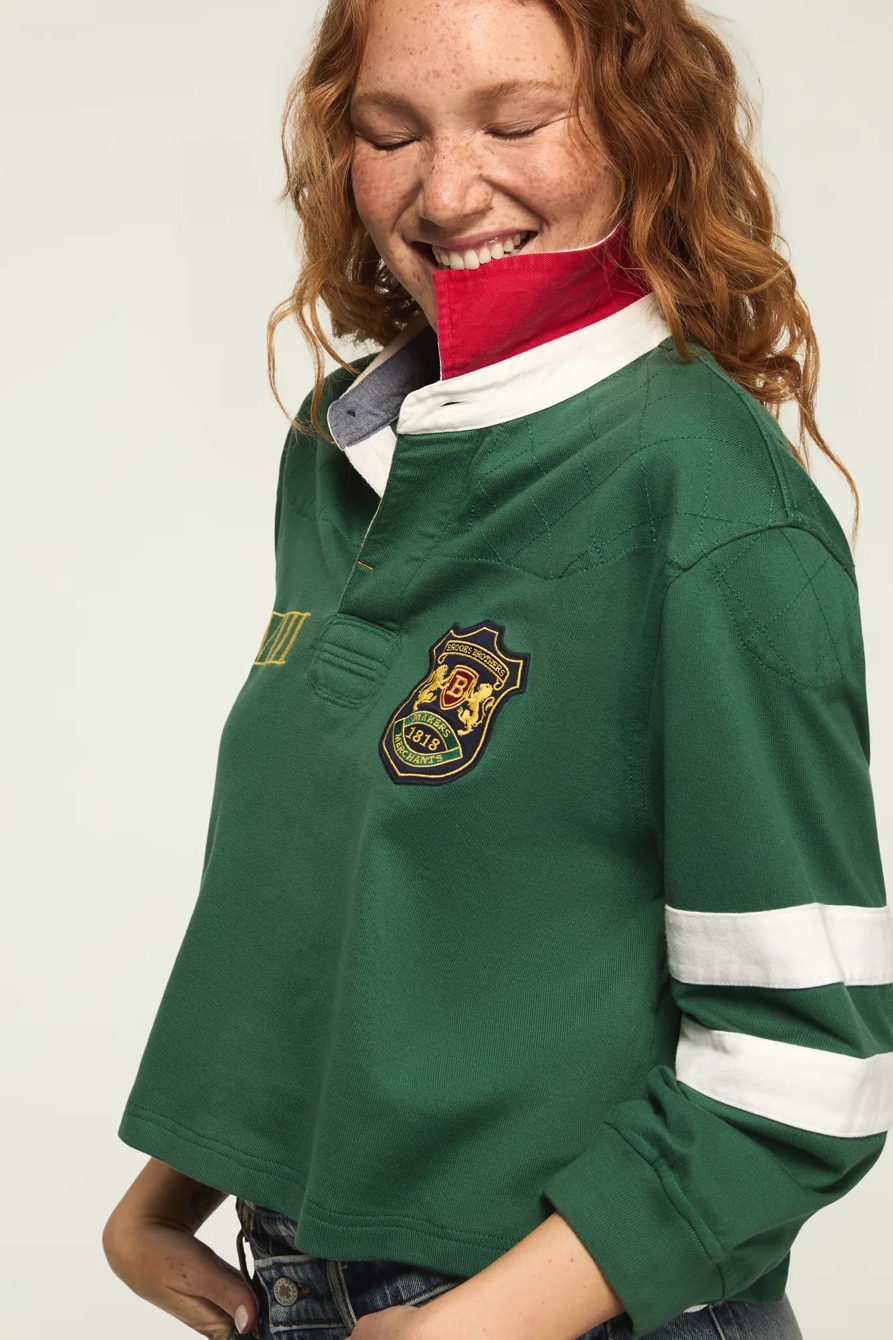 Lucky Brand Upcycled Brooks Brothers Rugby, image 1