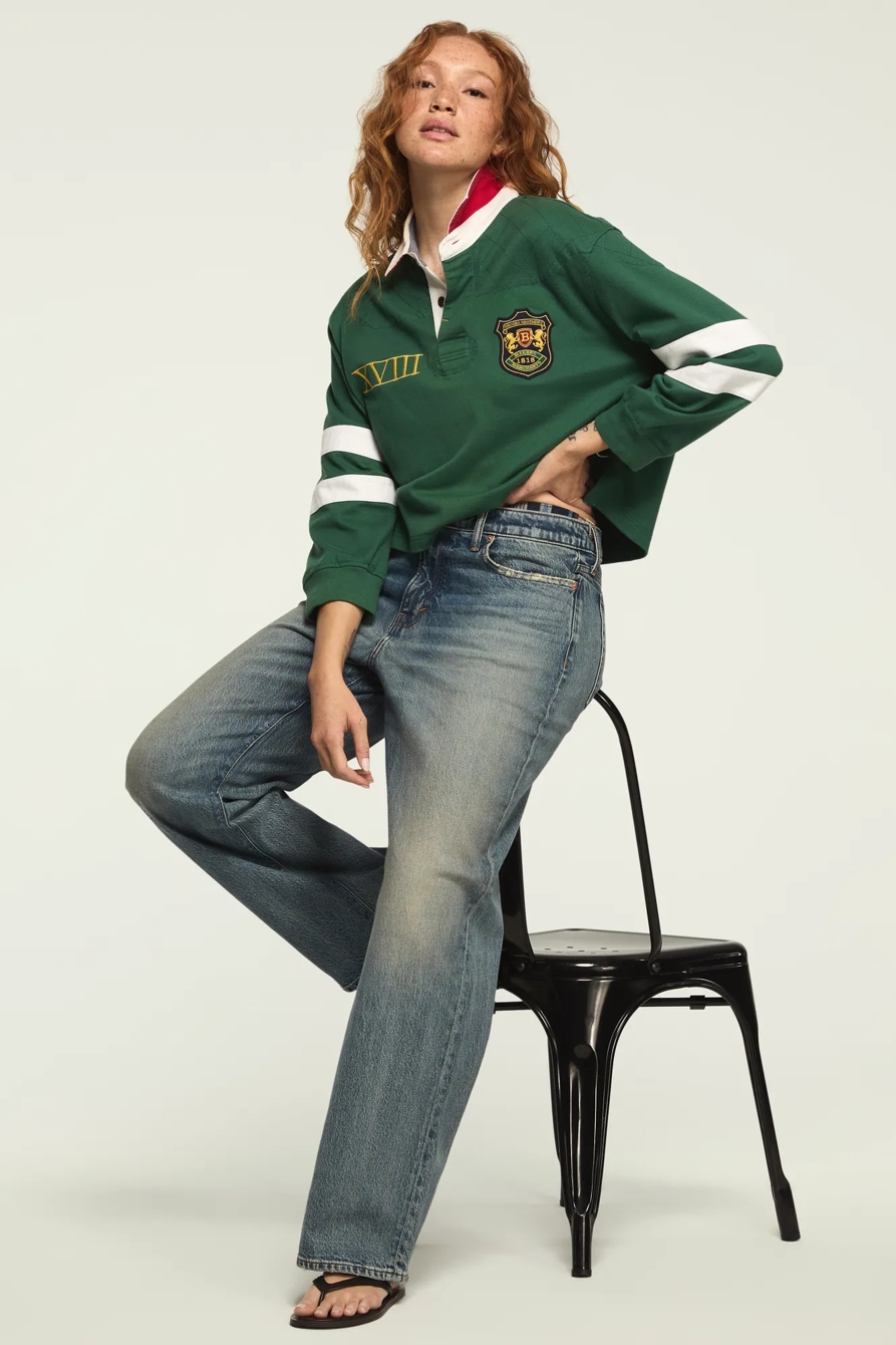 Lucky Brand Upcycled Brooks Brothers Rugby, image 5