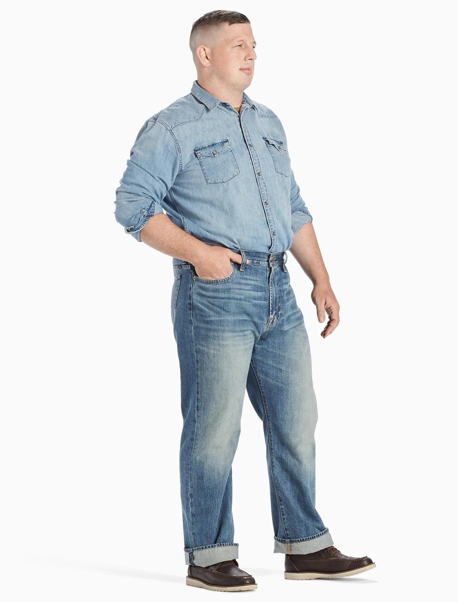 181 RELAXED STRAIGHT BIG & TALL JEAN, image 2