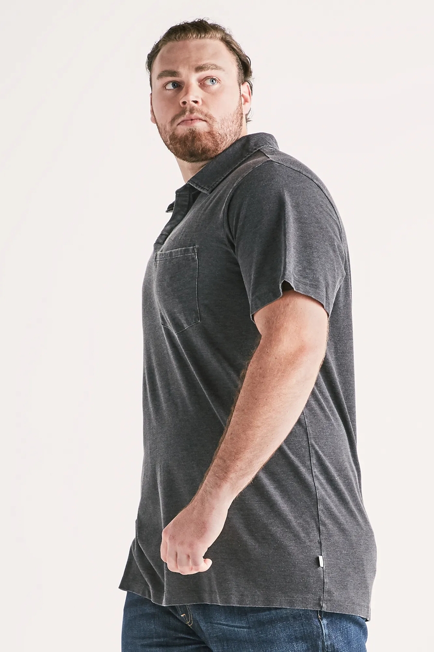 Big and Tall Burnout Polo, image 2