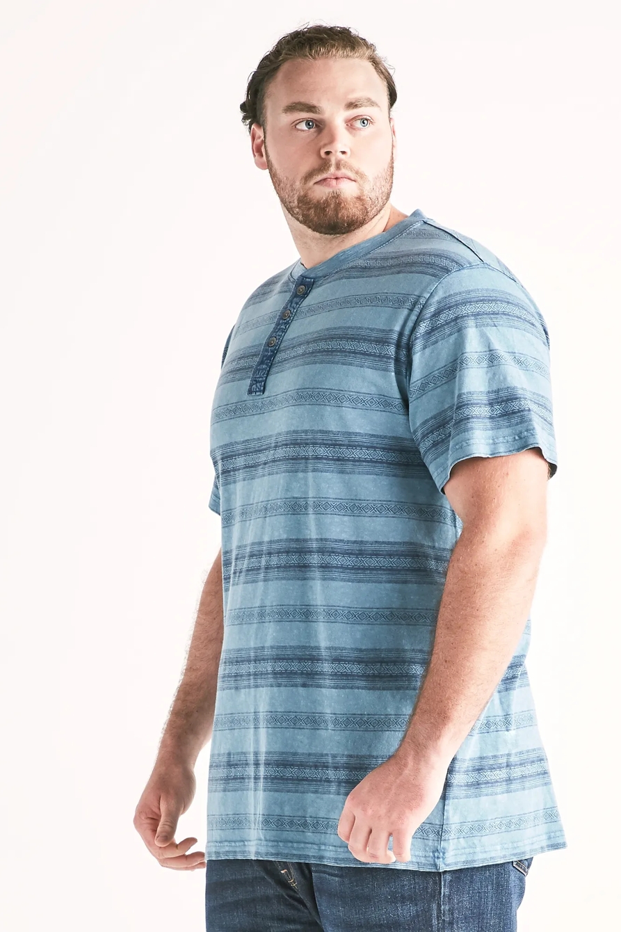 Big and Tall Novelty Henley Tee, image 2