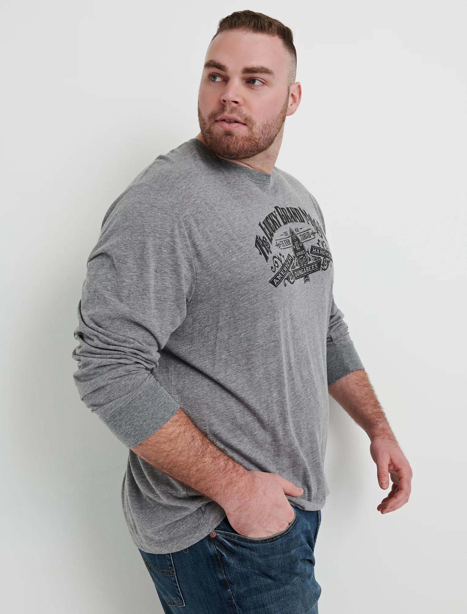 BIG AND TALL LUCKY MFG TEE, image 2