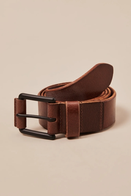 TAB LEATHER BELT, image 1