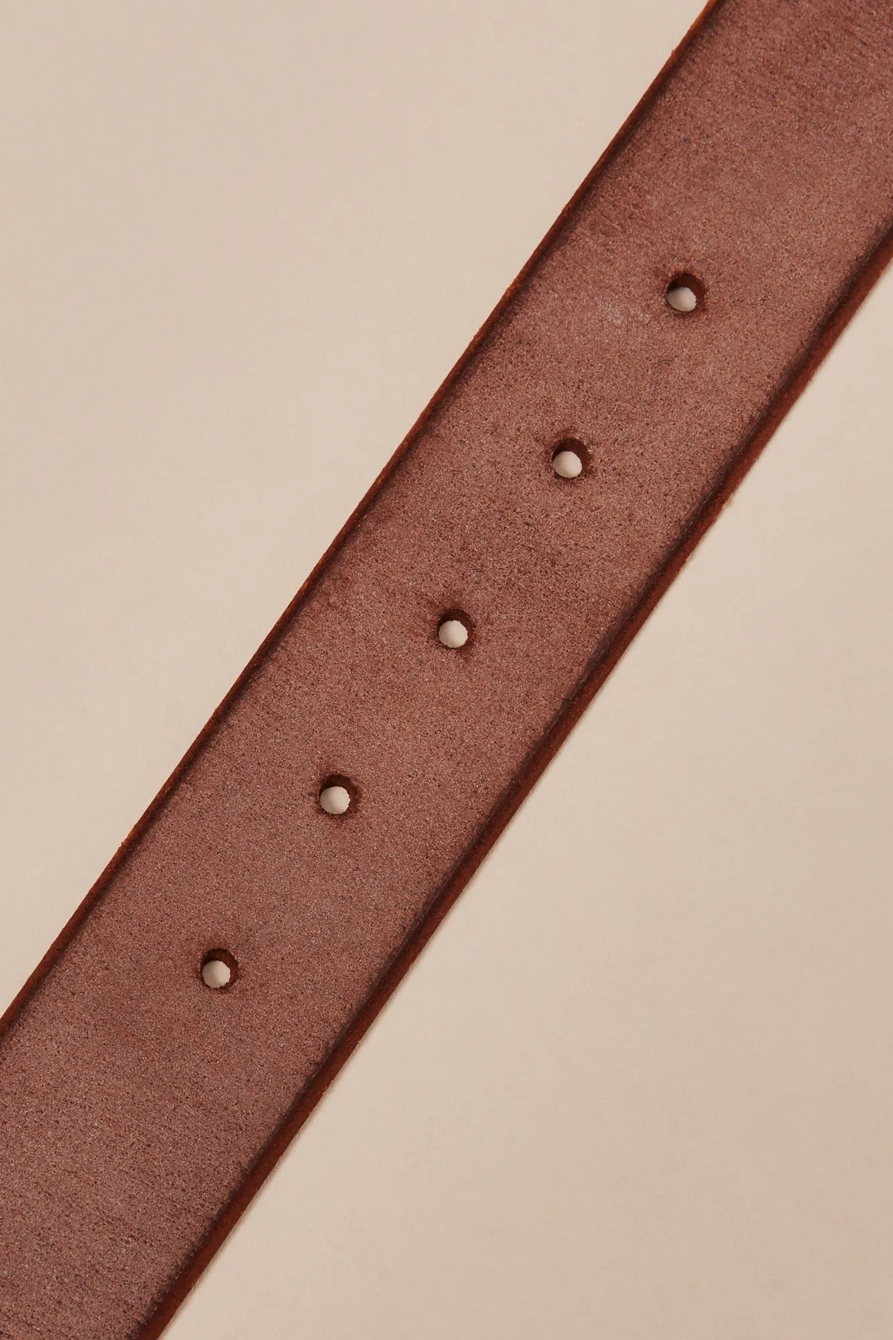 TAB LEATHER BELT, image 2