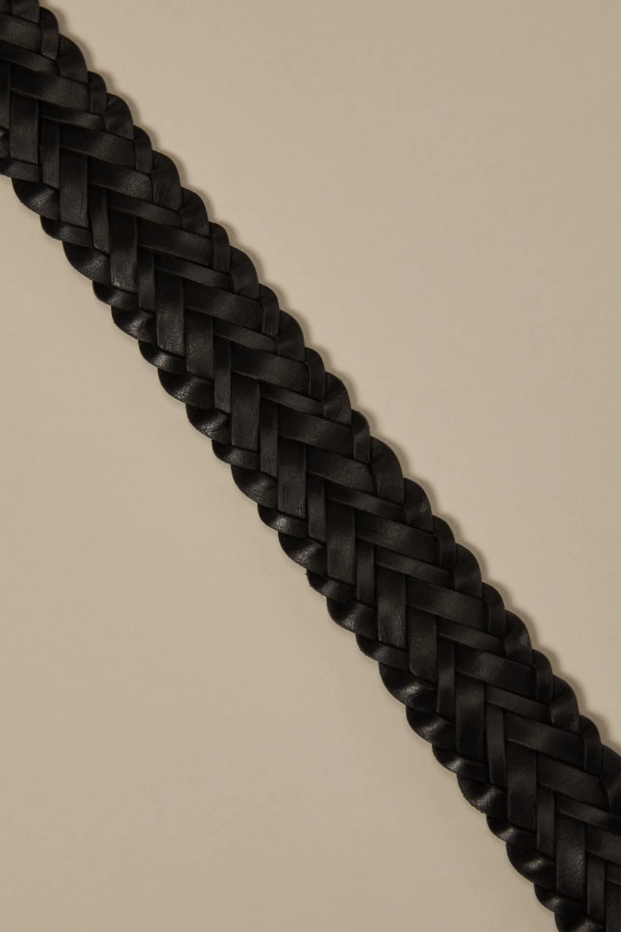 WOVEN LEATHER BELT, image 2