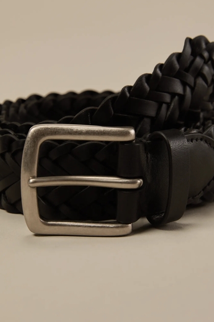 WOVEN LEATHER BELT, image 3