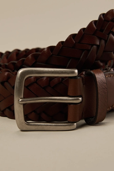 WOVEN LEATHER BELT, image 3