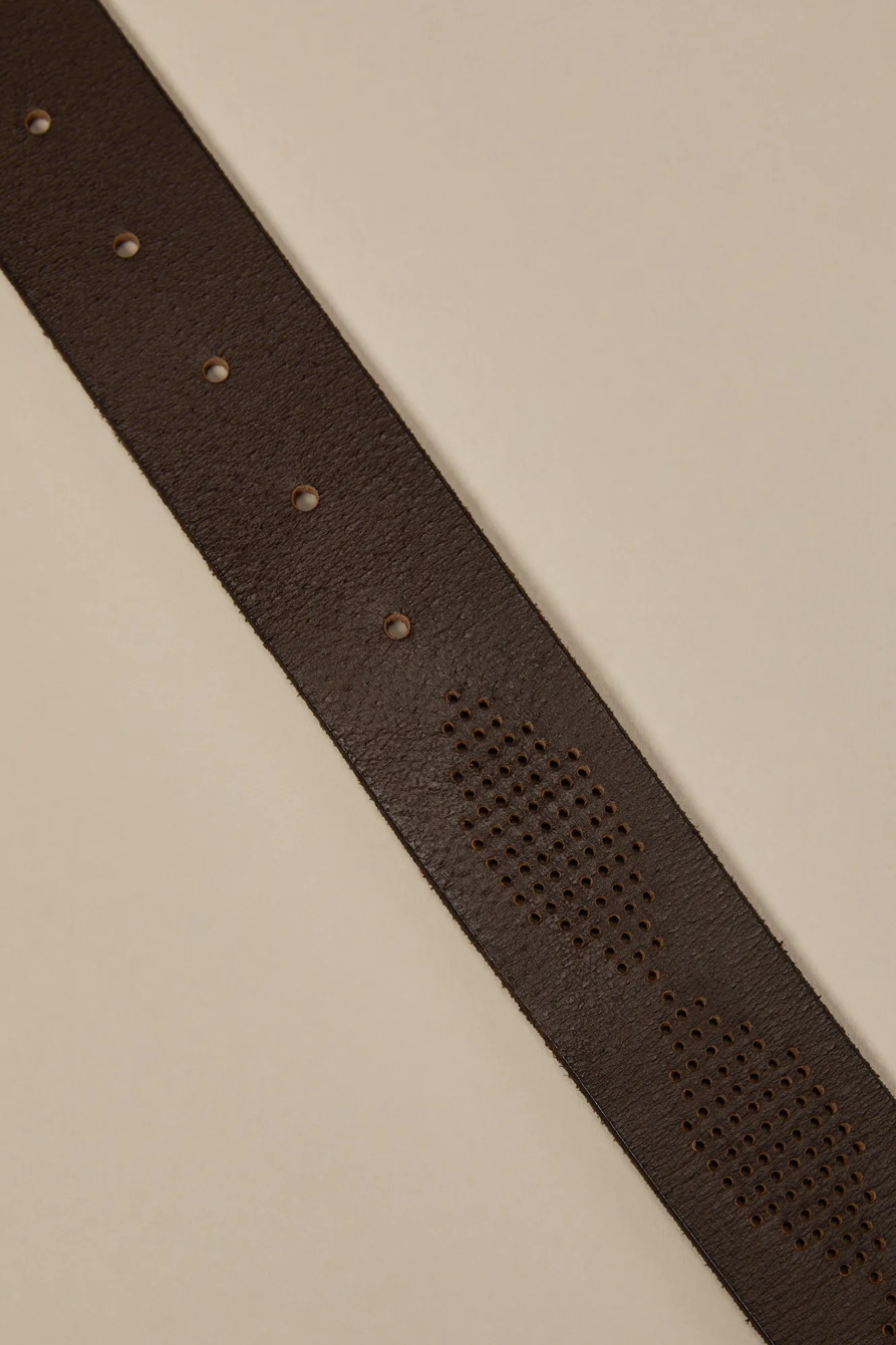 PERFORATED LEATHER BELT, image 2