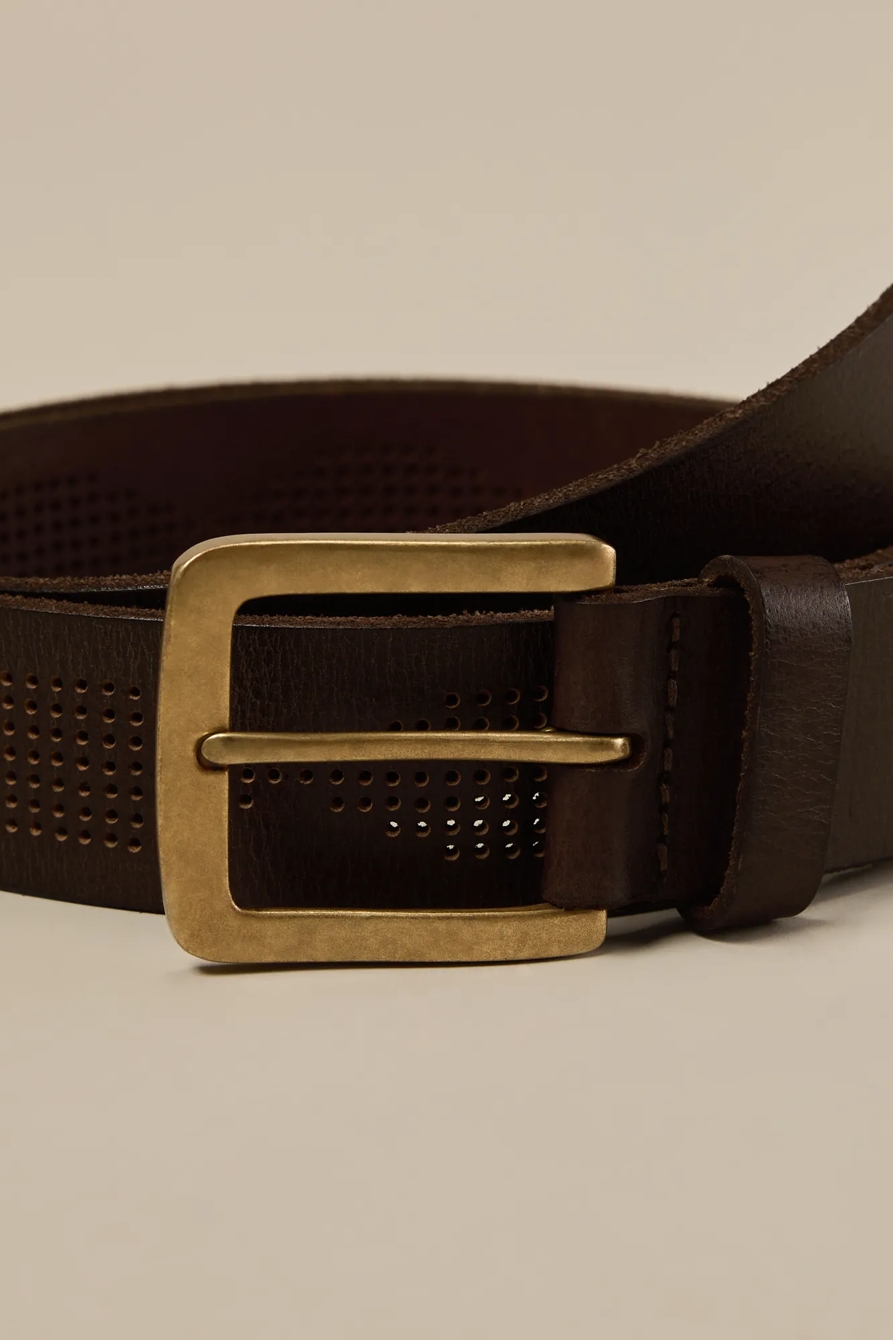 PERFORATED LEATHER BELT, image 3