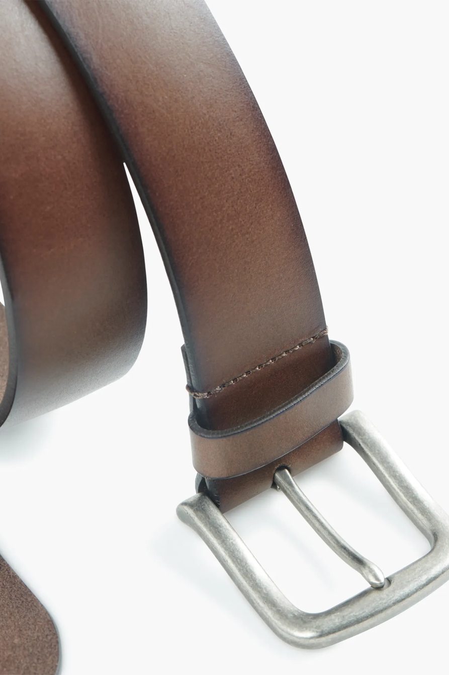 SOLID BRIDLE LEATHER BELT, image 3