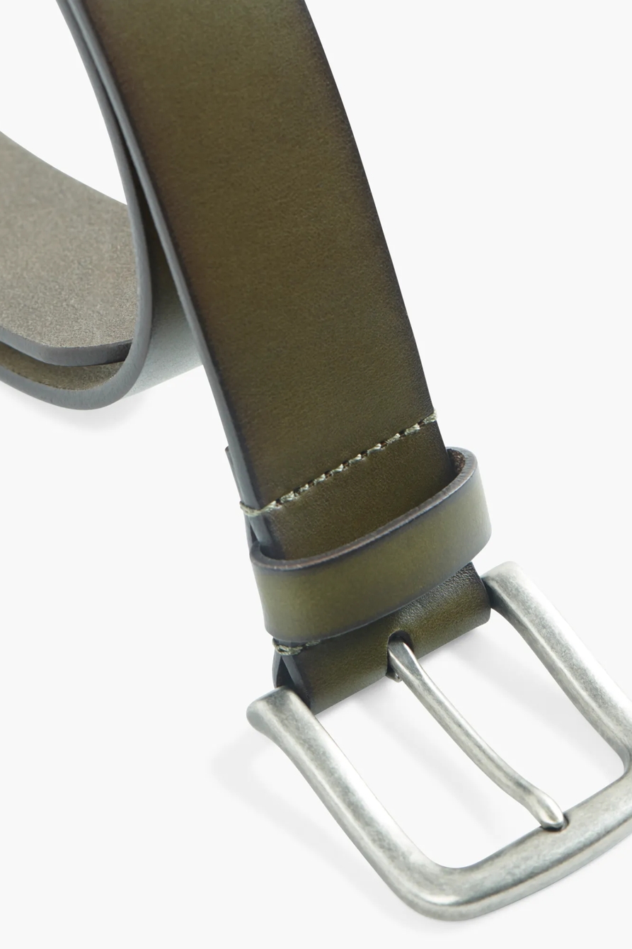 SOLID BRIDLE LEATHER BELT, image 3