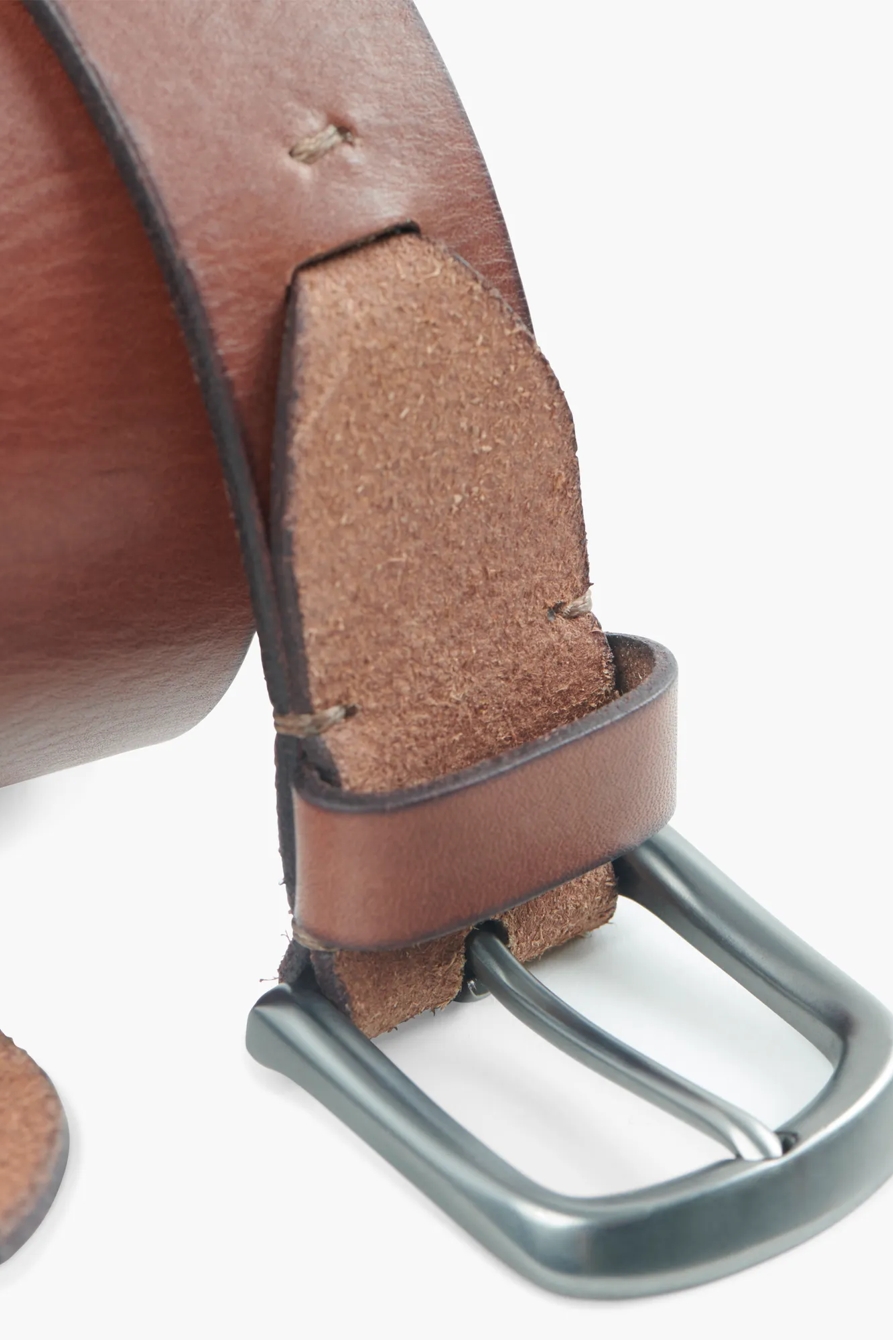 DISTRESSED LEATHER BELT, image 3