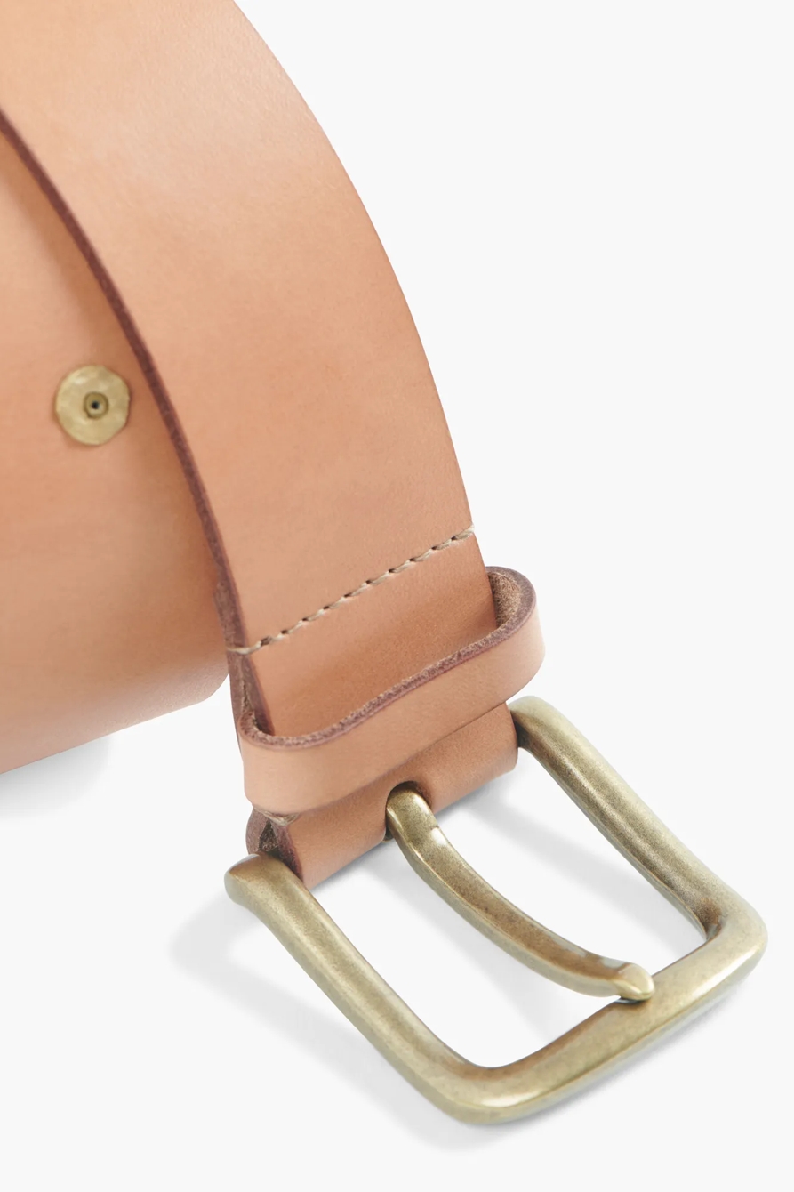 RIVET LEATHER BELT, image 3