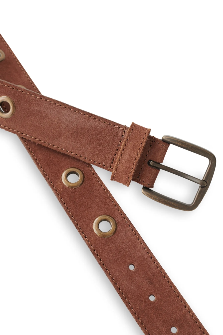 MEN'S GROMMET SUEDE BELT, image 2