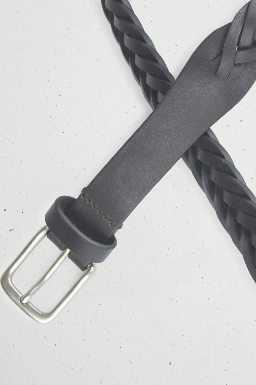 BRAIDED LEATHER BELT, image 2