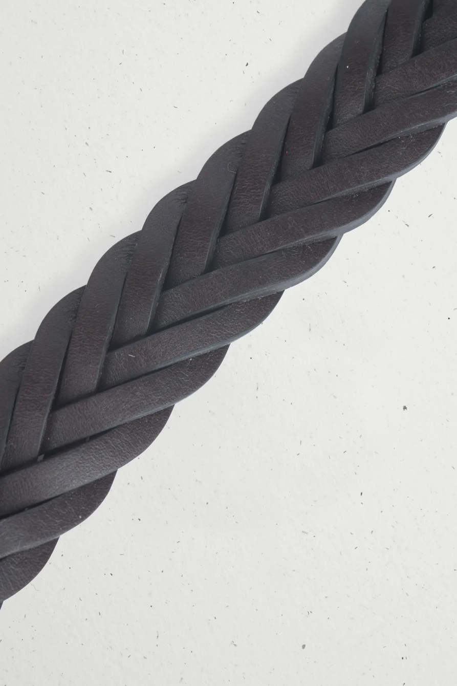 BRAIDED LEATHER BELT, image 3