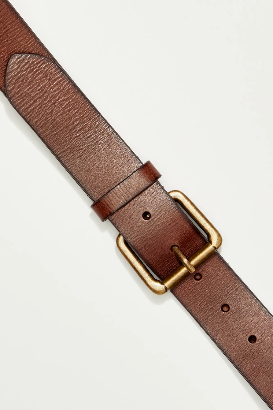 MEN'S WASHED LEATHER BELT, image 2