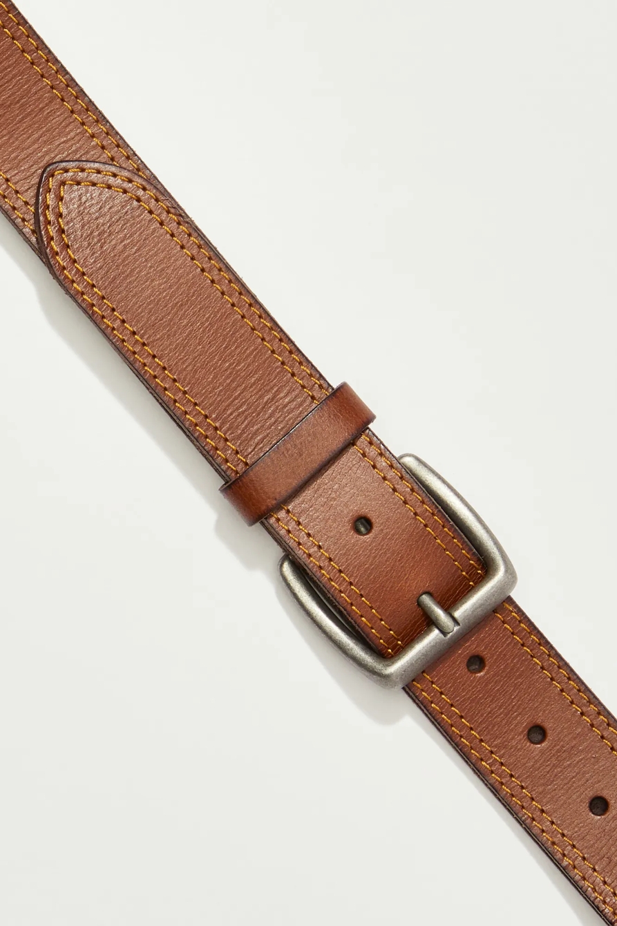 MEN'S STITCH DETAIL BELT, image 2