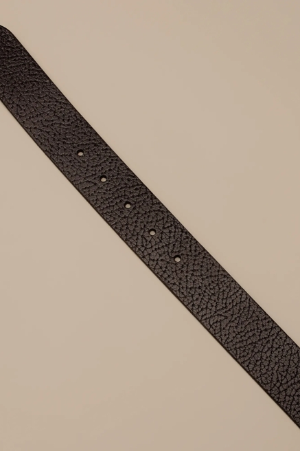 TEXTURED LEATHER BELT, image 2