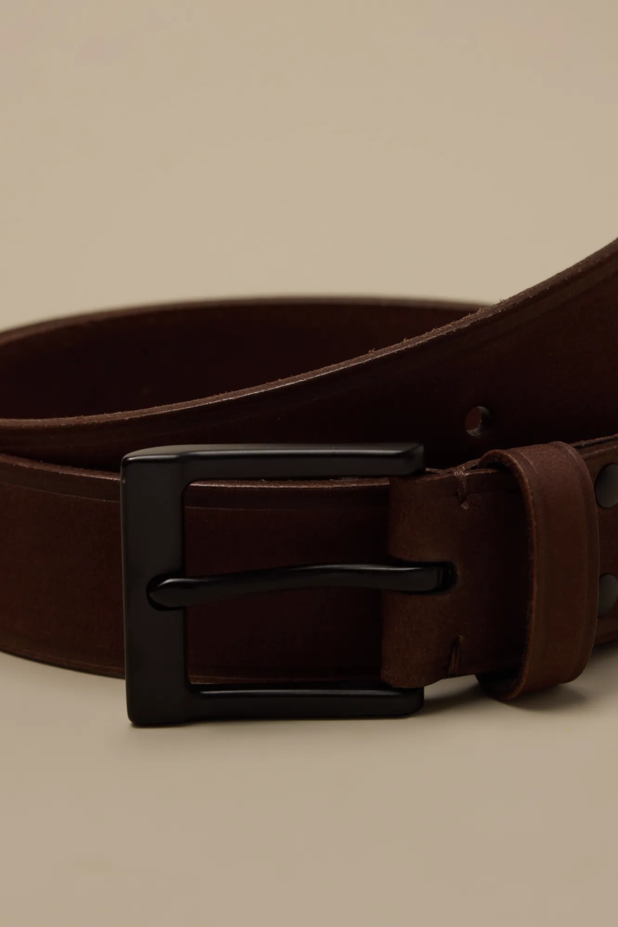 GROMMET LEATHER BELT, image 3