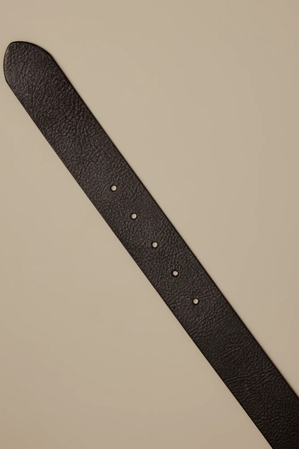 ROLLER BUCKLE LEATHER BELT, image 2