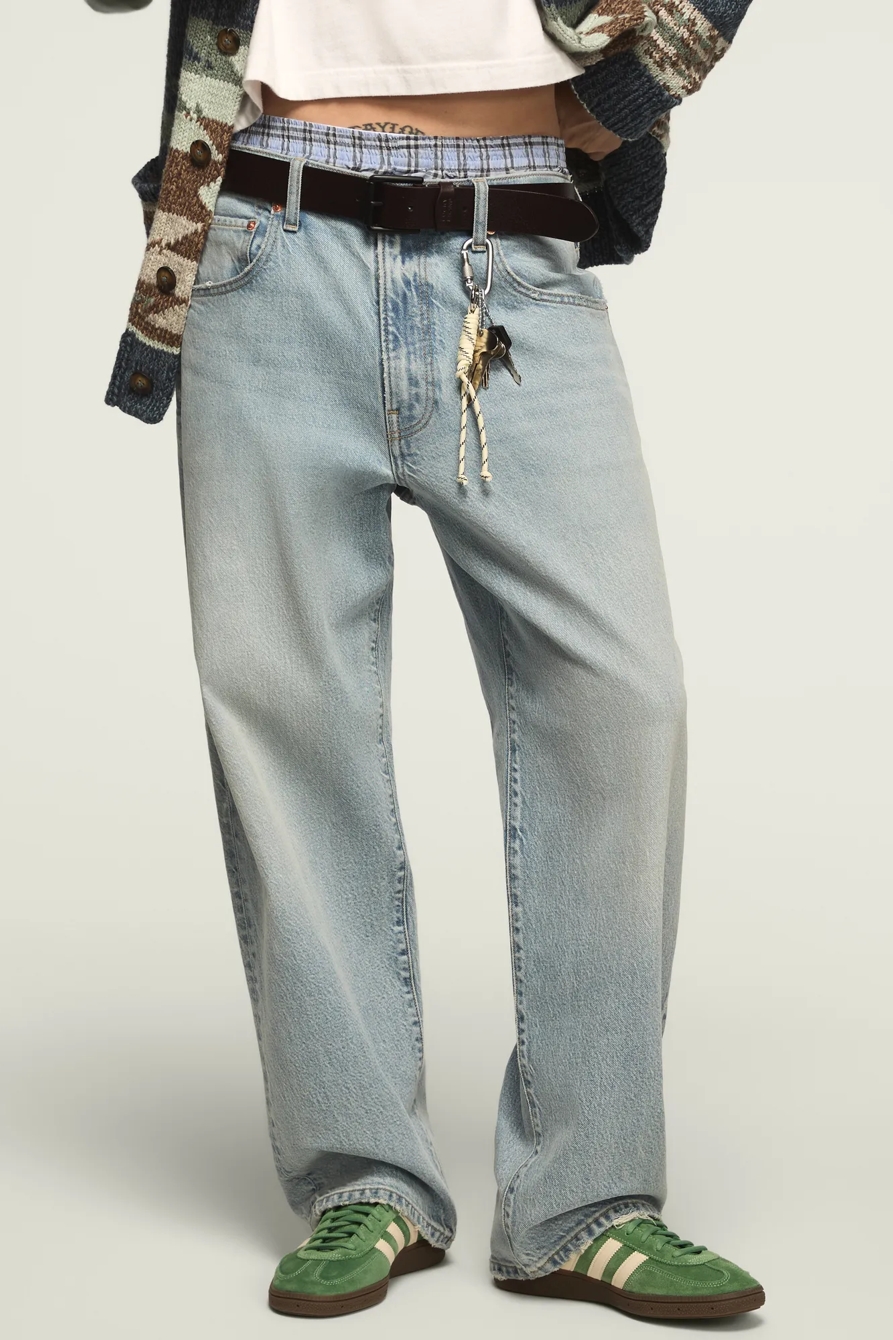 ROLLER BUCKLE LEATHER BELT, image 2