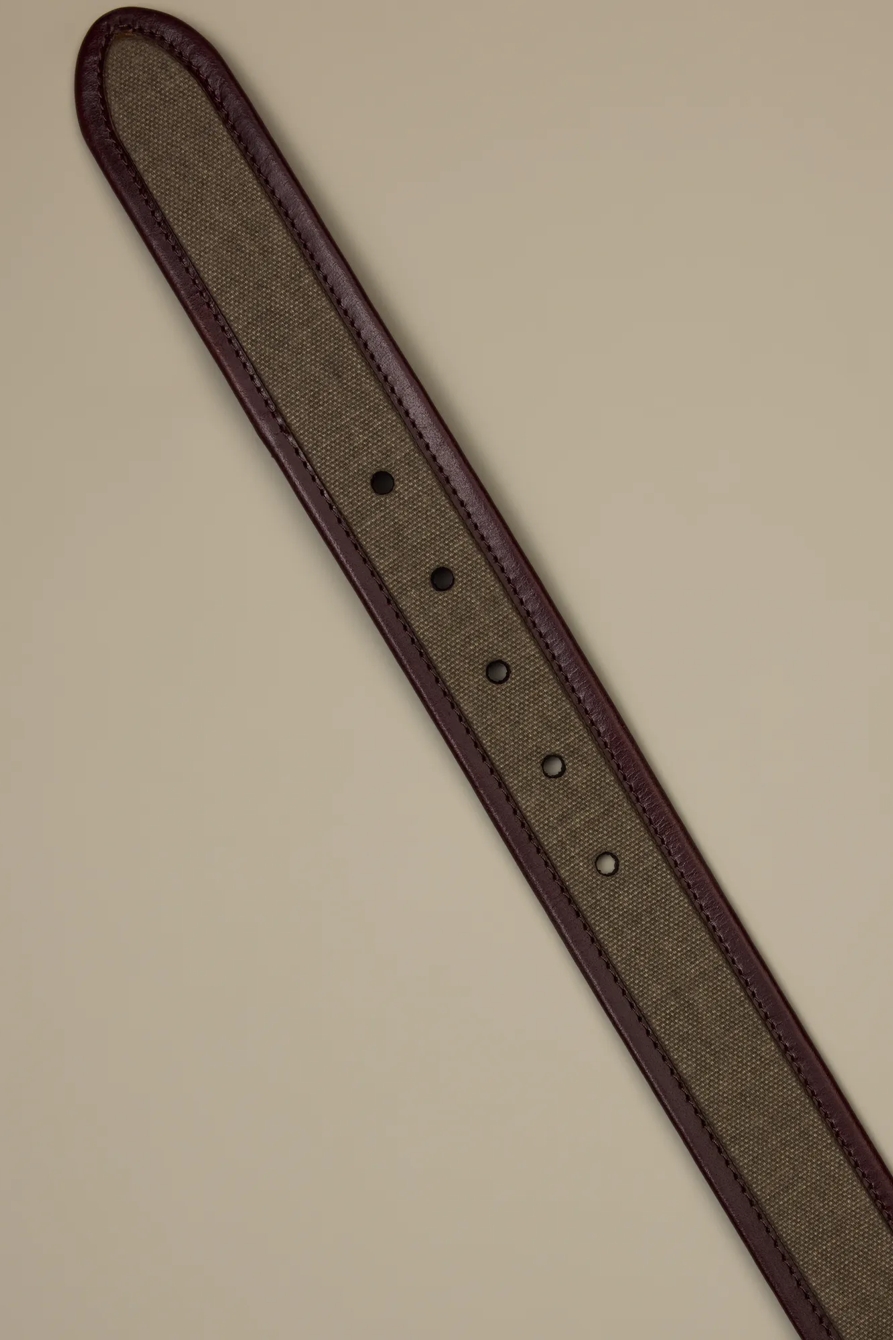 LEATHER CANVAS BELT, image 2