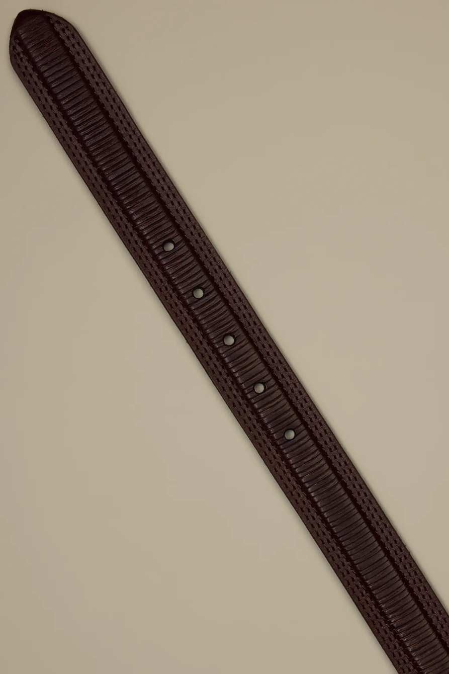 LEATHER STITCHED BELT, image 2