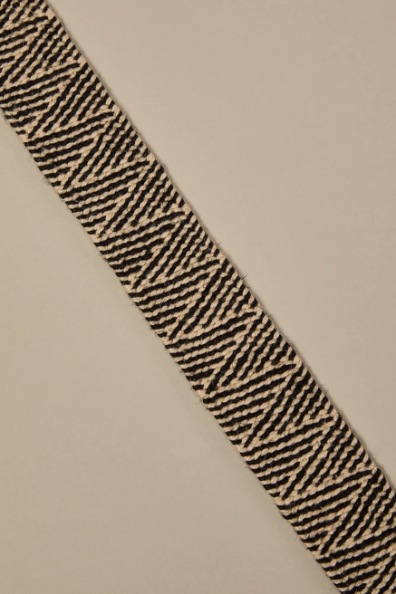 WOODEN BUCKLE RAFFIA BELT, image 2